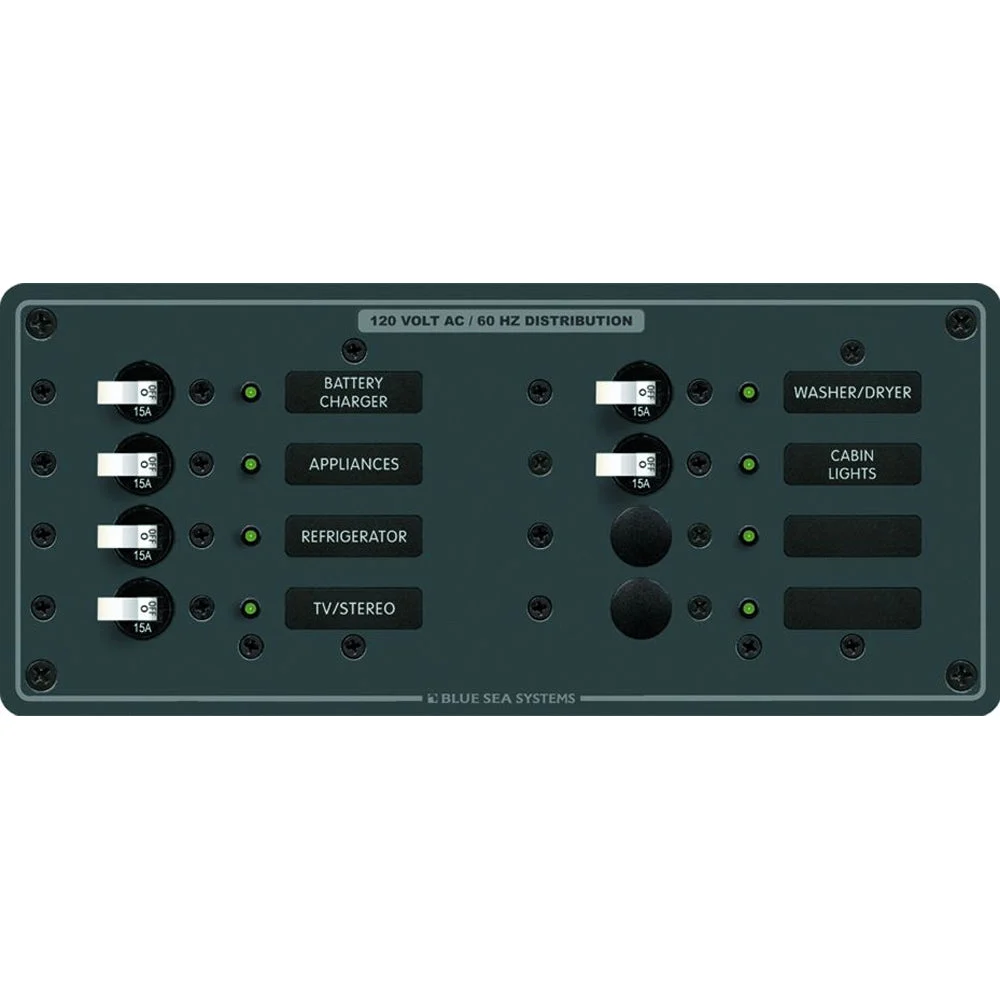 Blue Sea Systems 8411 AC 8 Position – Marine Electrical Replacement Part