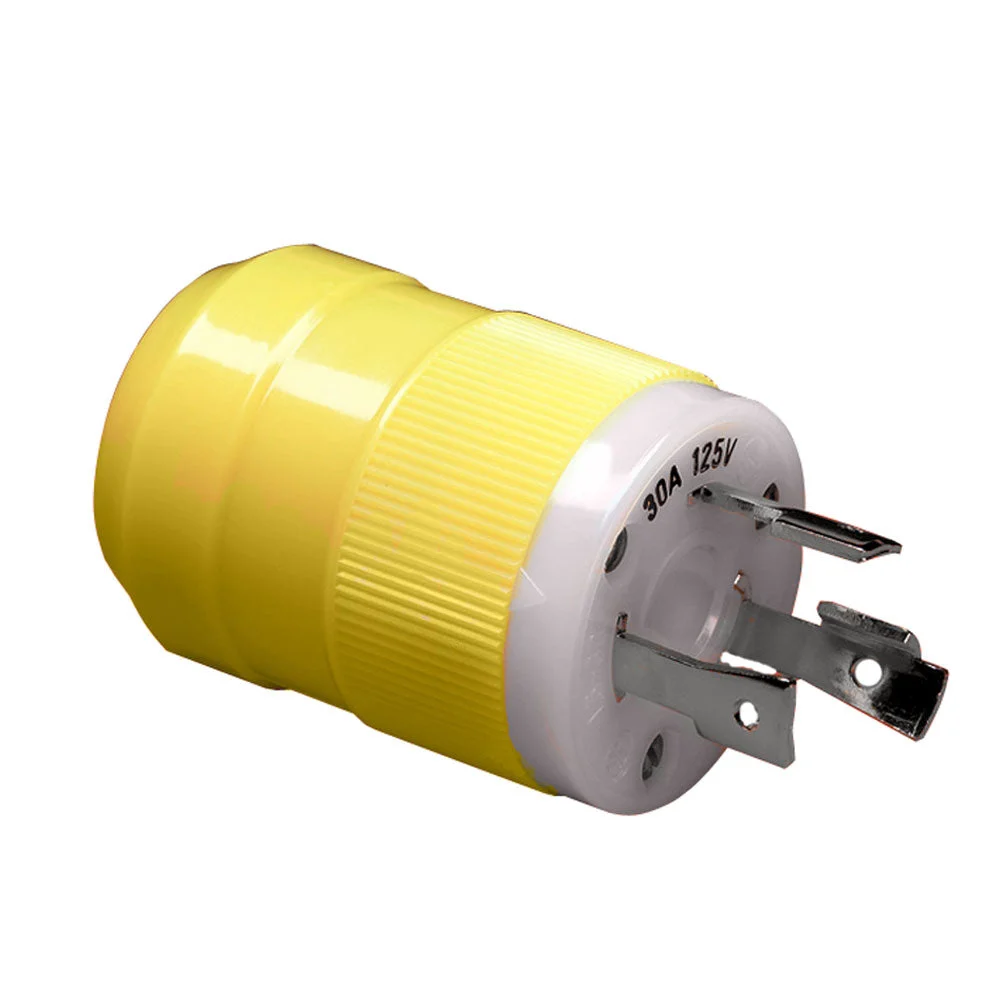Marinco 30A 125V Male Plug – Marine Electrical Replacement Part