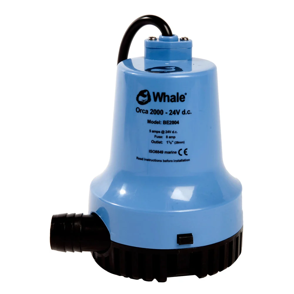 Whale Marine Whale Orca 2000 GPH Submersible Bilge Pump 12V