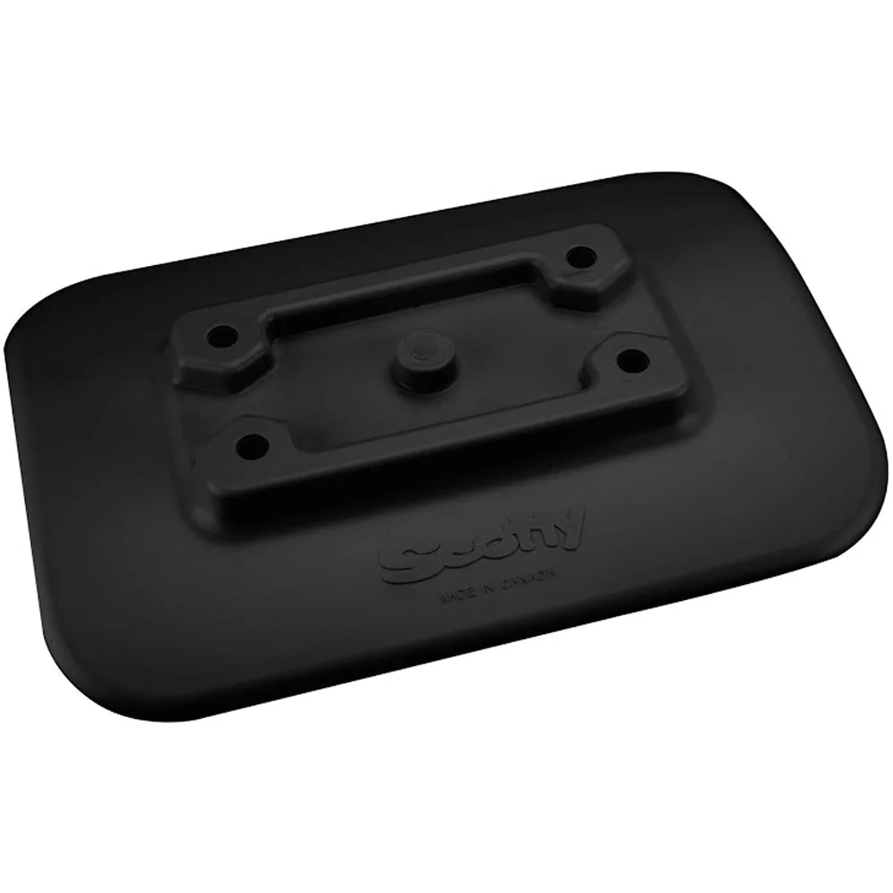 Scotty 341-BK Glue-On Mount Pad f/Inflatable Boats - Black – Marine Boat Replacement Part