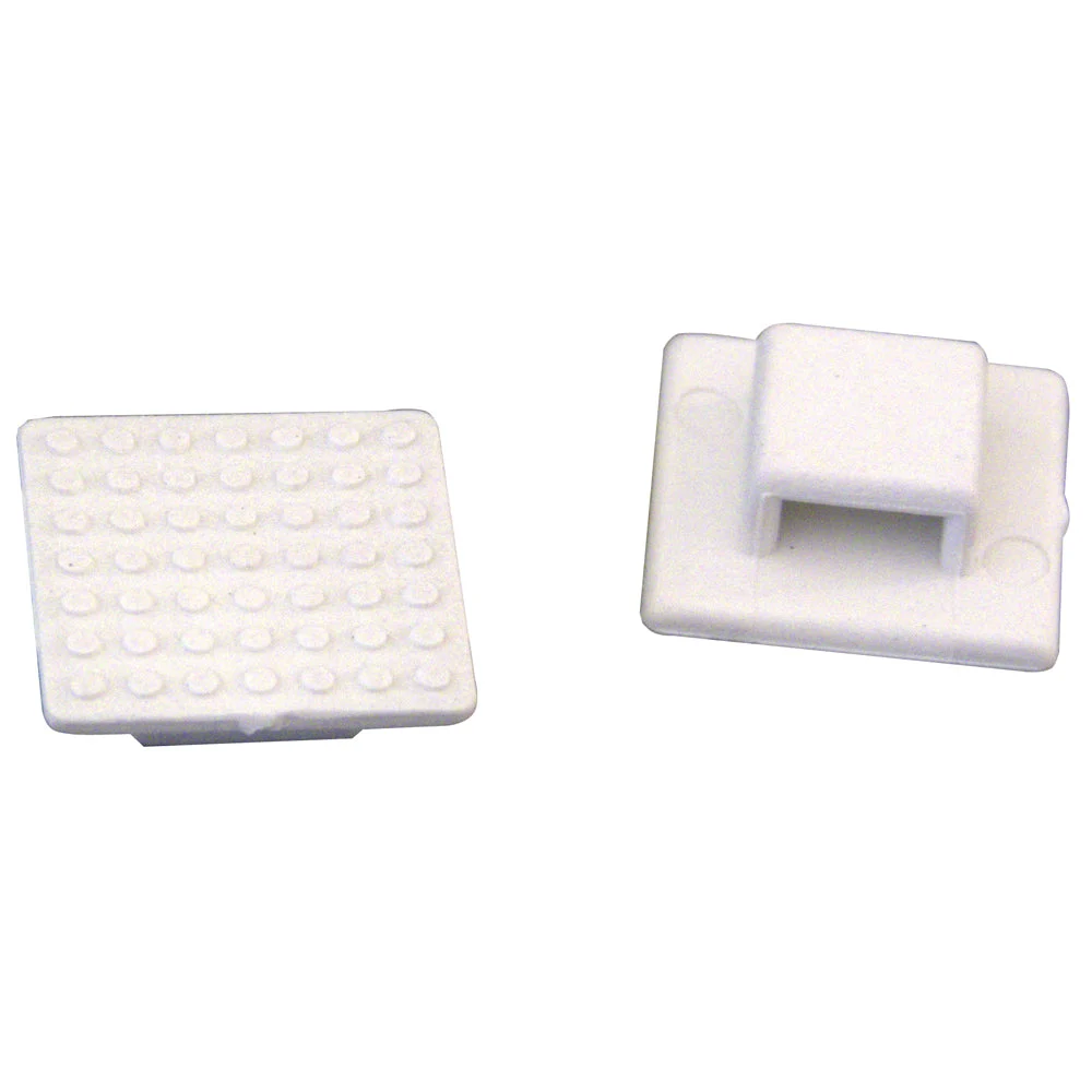 Weld Mount AT-3 Small White Nylon Wire Tie Mount - Qty. 50 – Marine Electrical Replacement Part