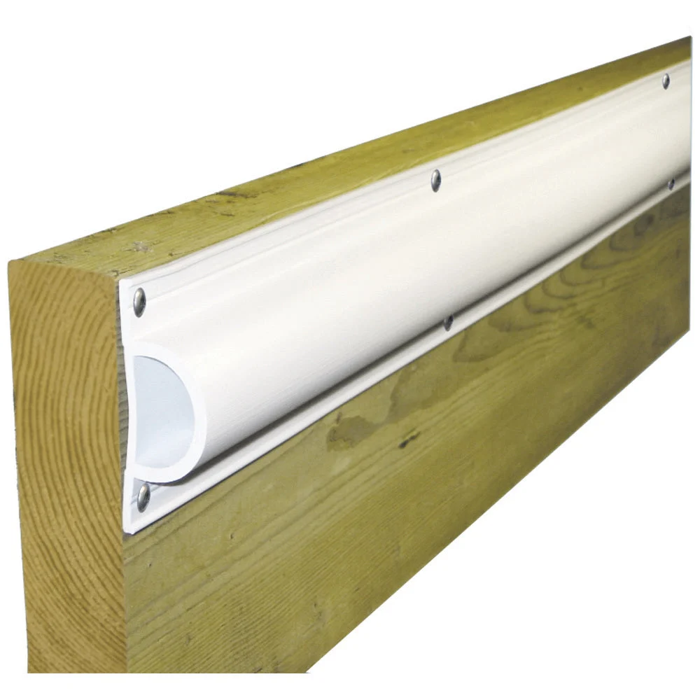 Dock Edge Standard "D" PVC Profile 16ft Roll - White – Marine Boat Replacement Part