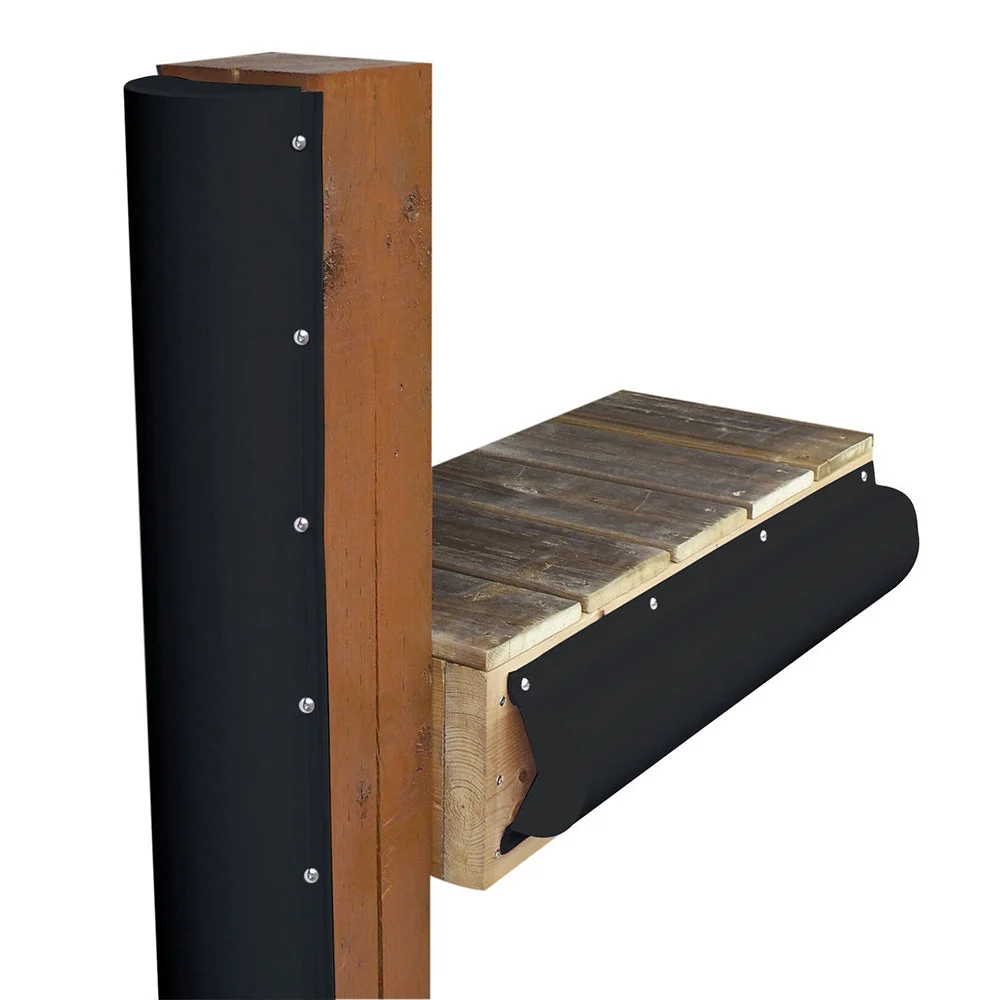 Dock Edge Piling Bumper - One End Capped - 6' - Black – Marine Boat Replacement Part