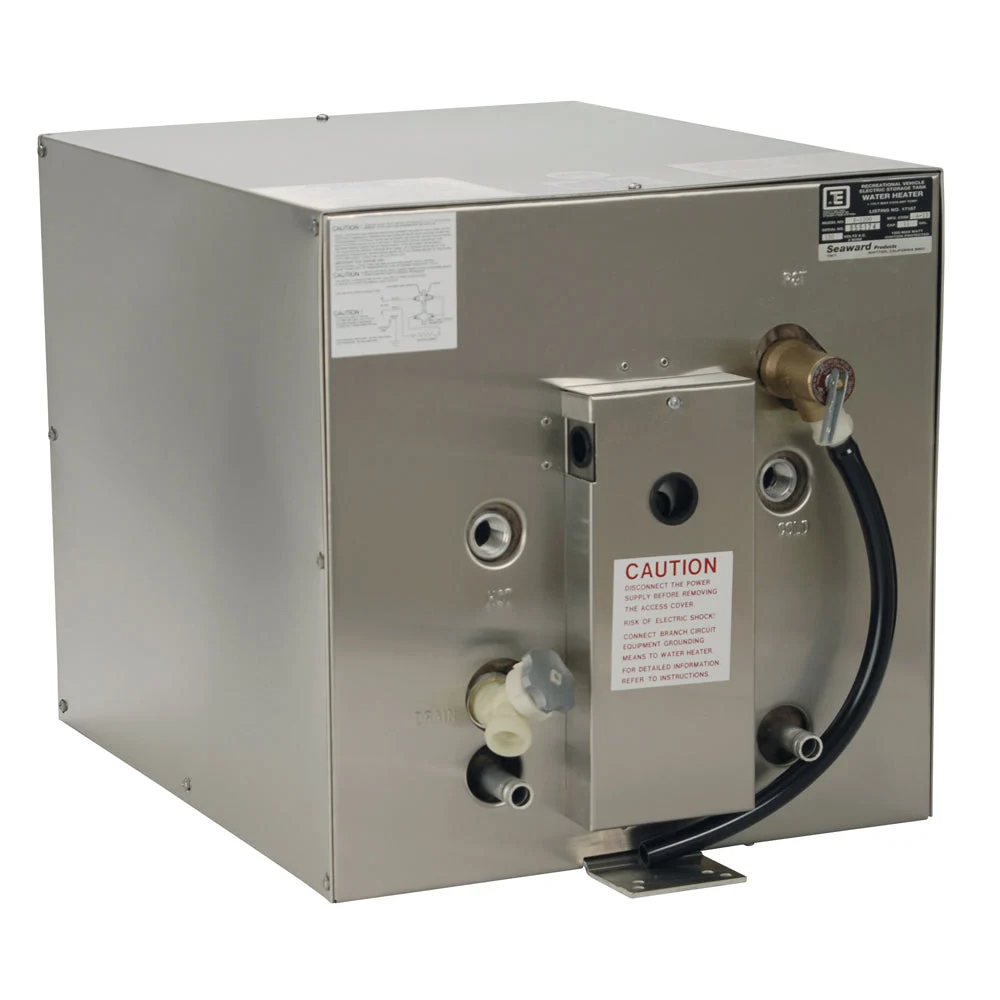 Whale Marine Whale Seaward 11 Gallon Hot Water Heater w/Front Heat Exchanger - Stainless Steel - 120V - 1500