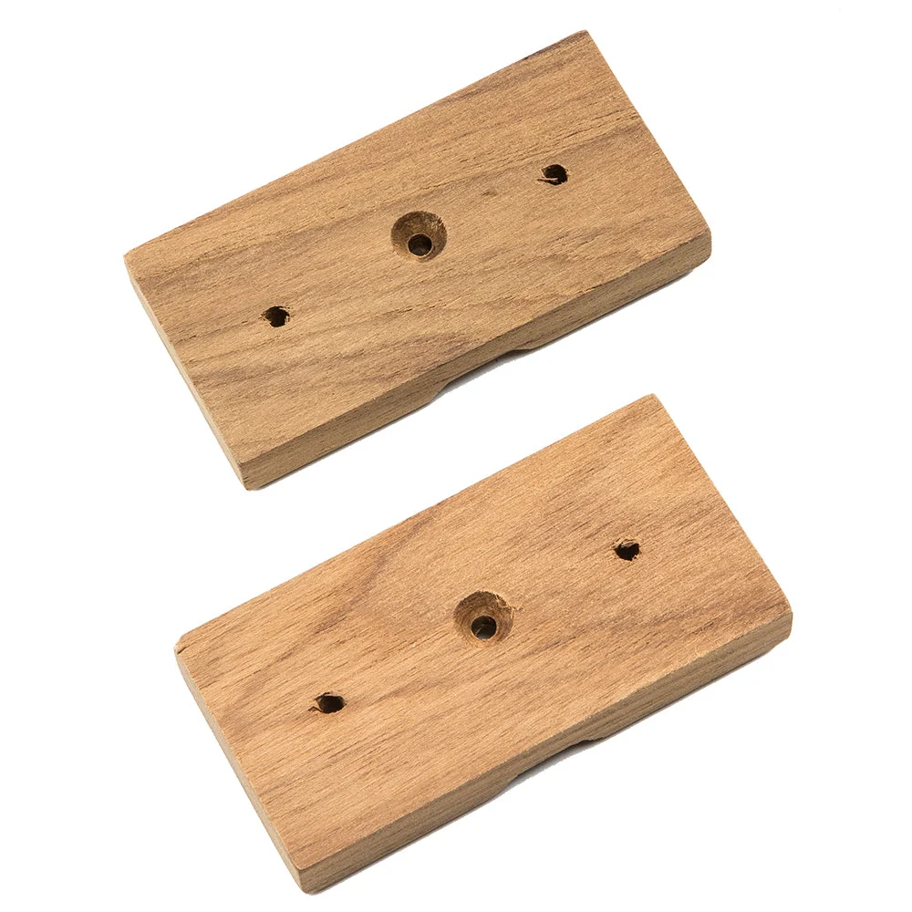 Whitecap Teak Rod Storage Rack Mounting Brackets - Pair – Marine Boat Replacement Part