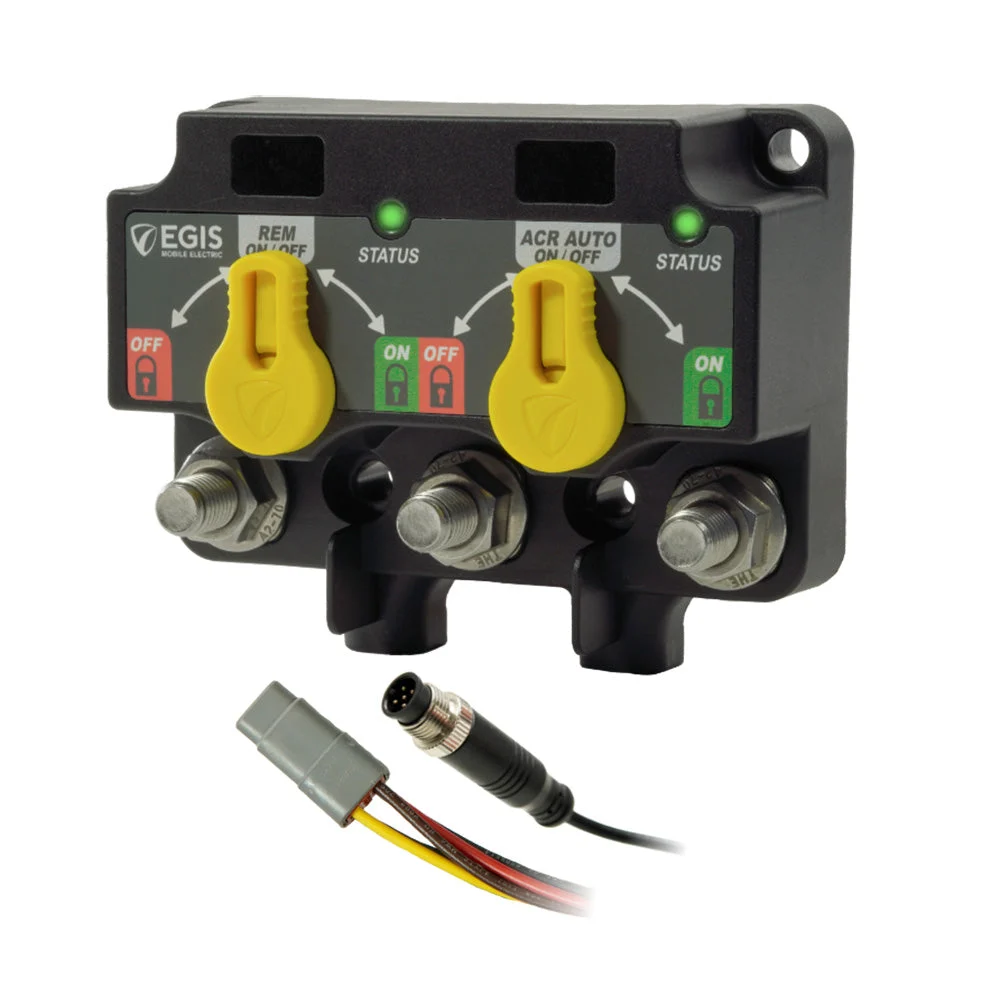 Egis Mobile Electric Egis Dual XD - NMEA 2000 - ACR/Relay w/Knobs - 8 Position DT – Marine Boat Replacement Part