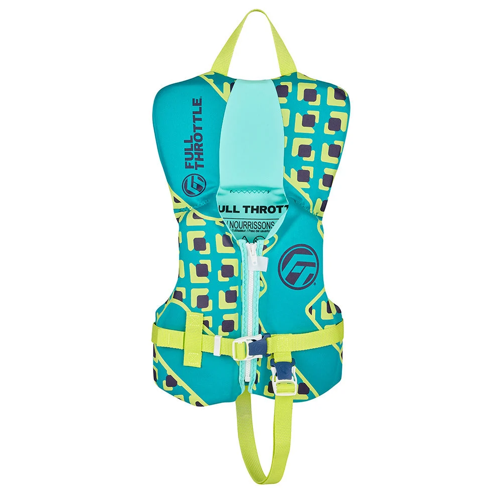 Full Throttle Infant Rapid Dry Life Jacket - Aqua – Marine Boat Replacement Part
