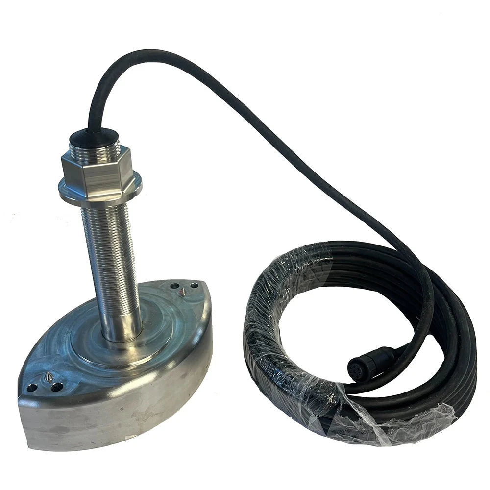 Echonautics ST180D 1kW Thru-Hull Stainless Steel Transducer - 50/200kHz – Marine Boat Replacement Part