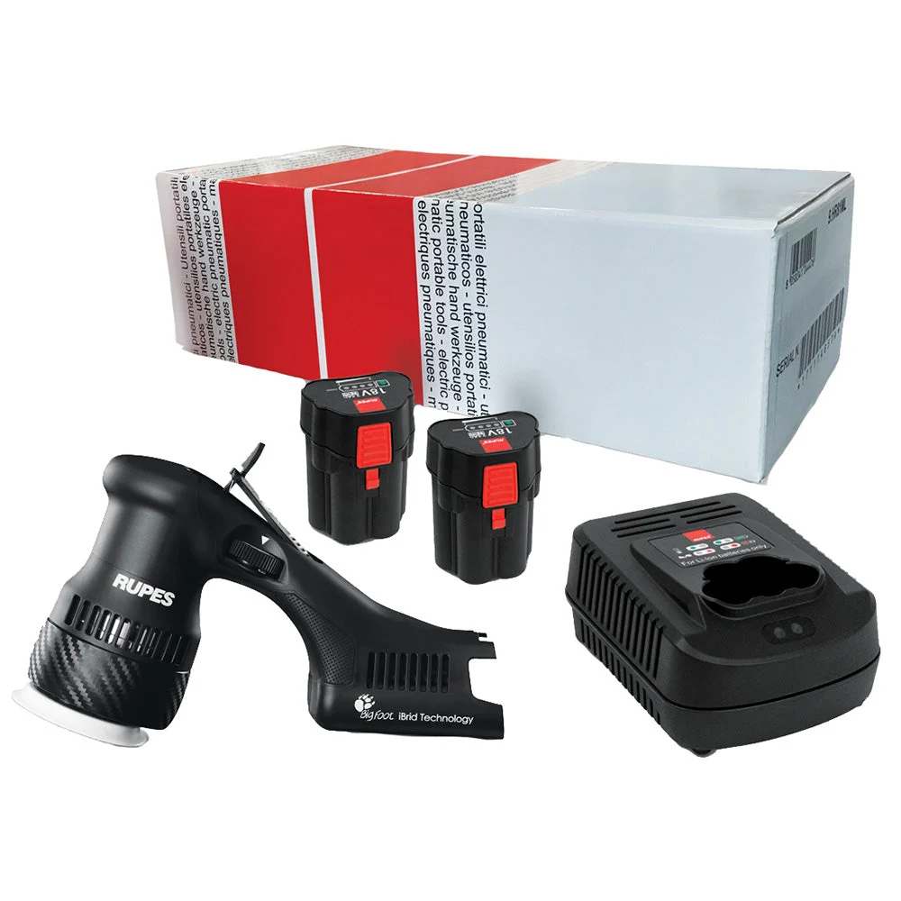 Rupes Bigfoot HLR75 Mini iBrid Polisher 1-Charger 2-Battery Pack – Marine Boat Replacement Part