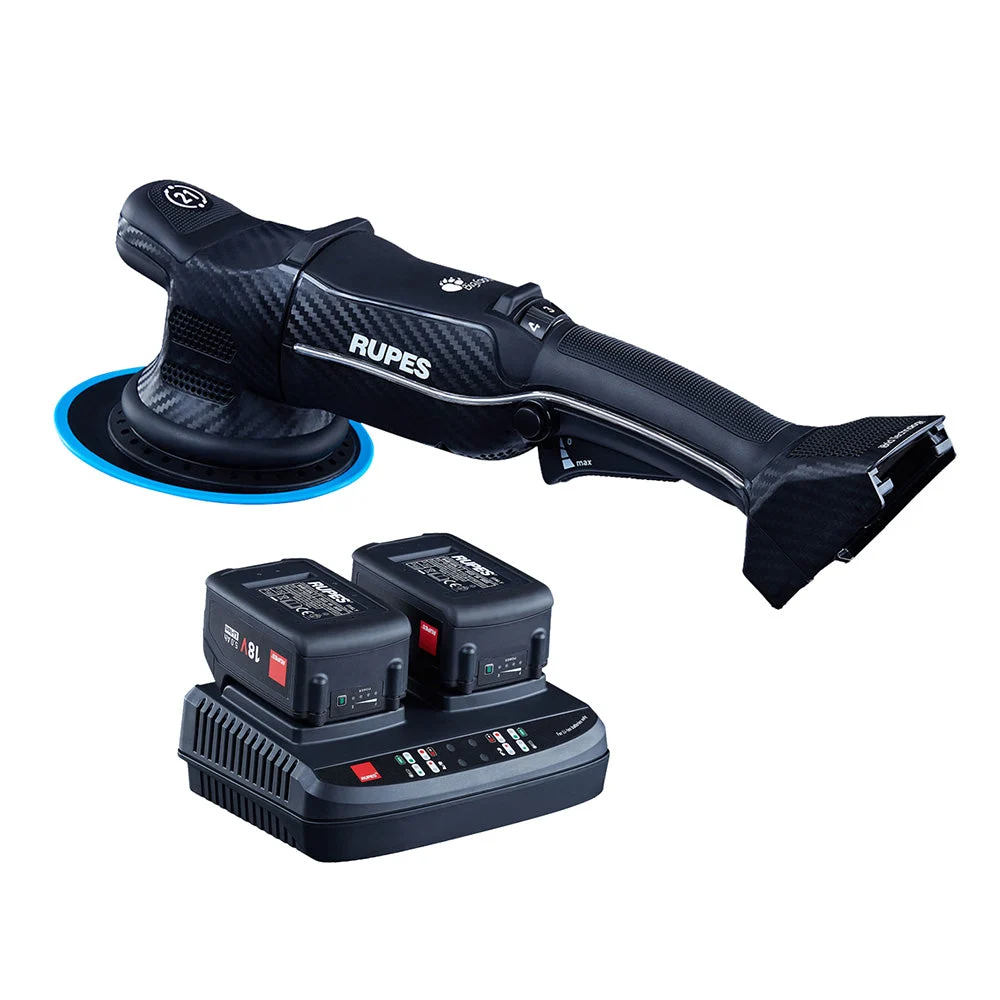 Rupes Random Orbital Polisher Bigfoot HLR21 iBrid Tool Plus Charger & 2-Batteries – Marine Boat Replacement Part
