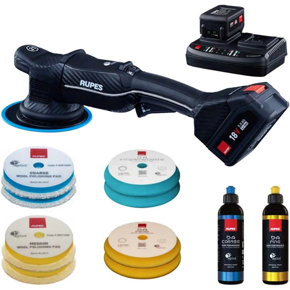 Rupes Random Orbital Polisher Bigfoot HLR21 iBrid Basic Kit – Marine Boat Replacement Part