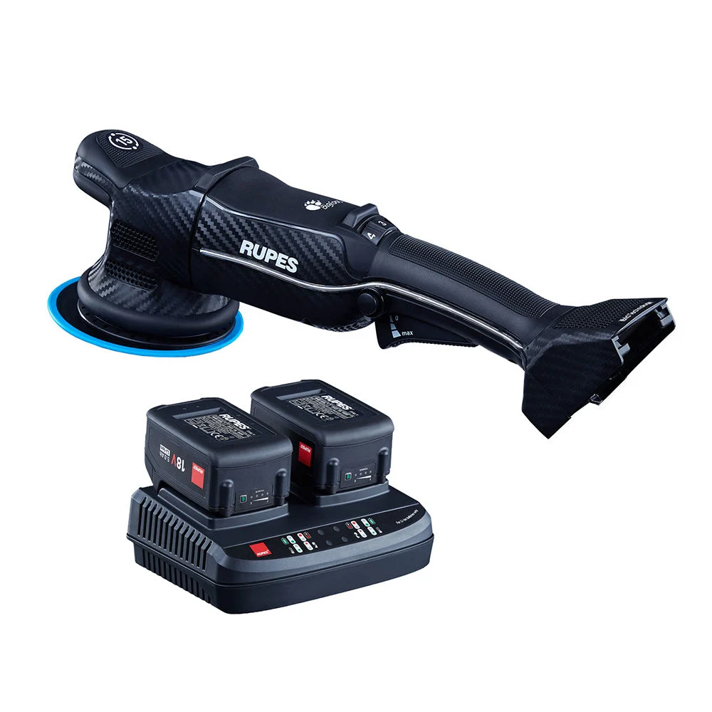 Rupes Random Orbital Polisher Bigfoot HLR15 iBrid Tool Plus Charger & 2-Batteries – Marine Boat Replacement Part
