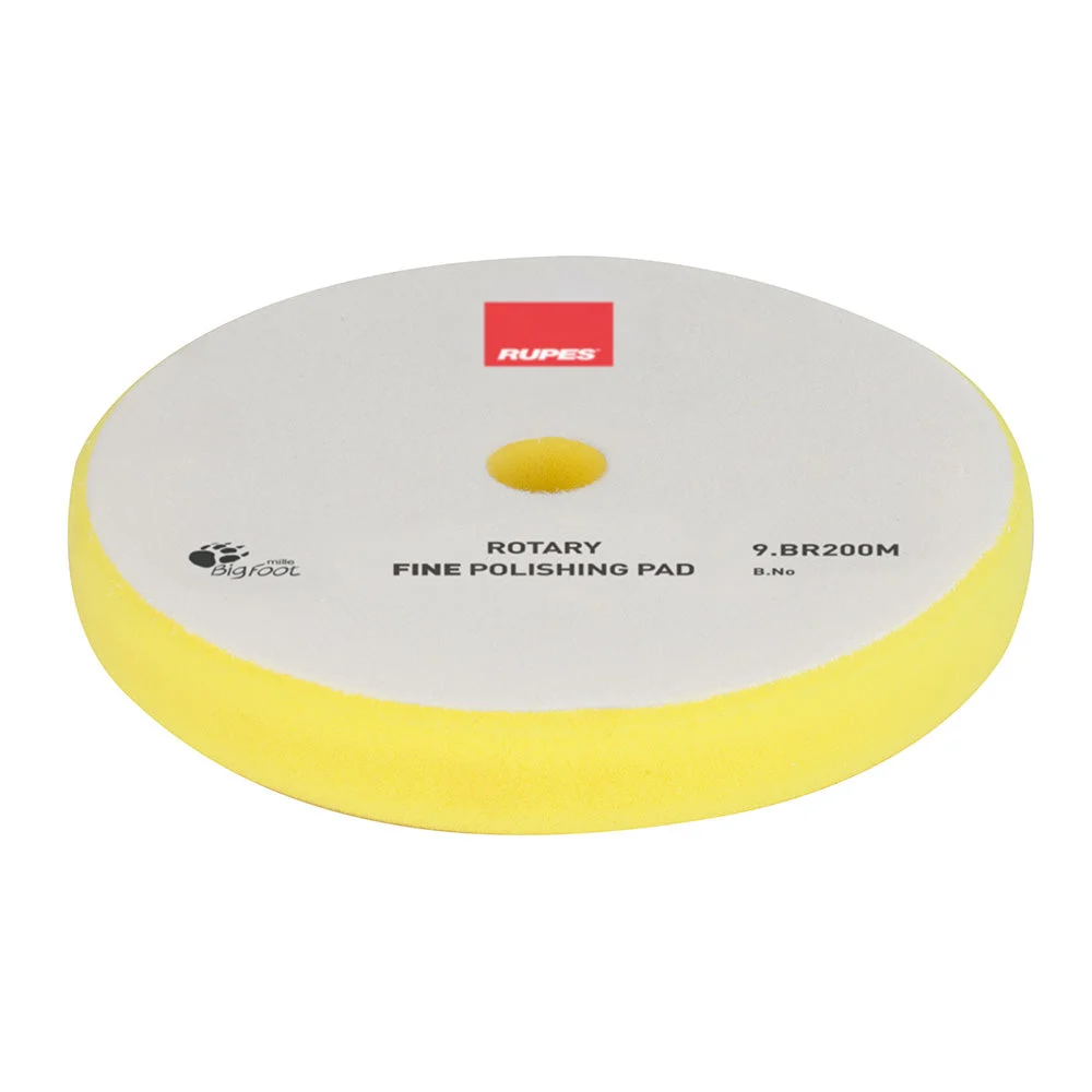 Rupes Rotary Fine Polishing Foam Pad 175/180mm - Yellow – Marine Boat Replacement Part