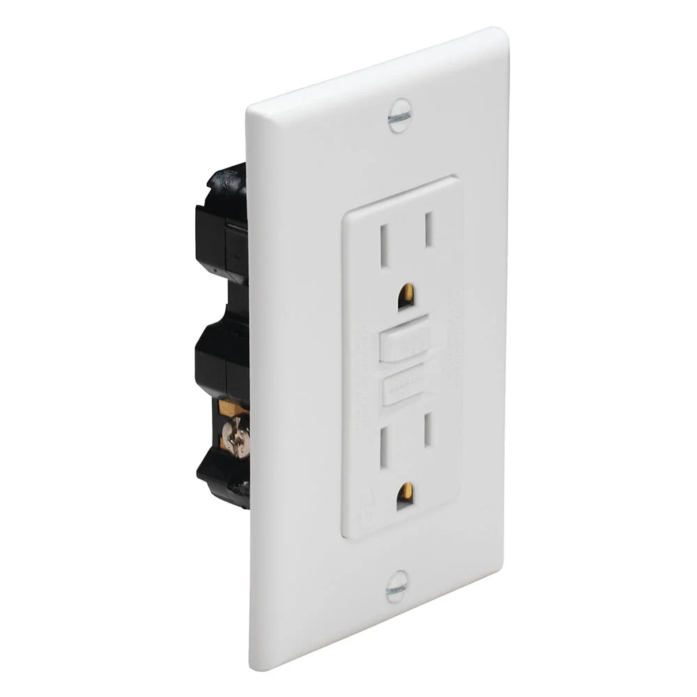 Marinco Ground Fault Circuit Interrupter (GFCI) - White – Marine Electrical Replacement Part
