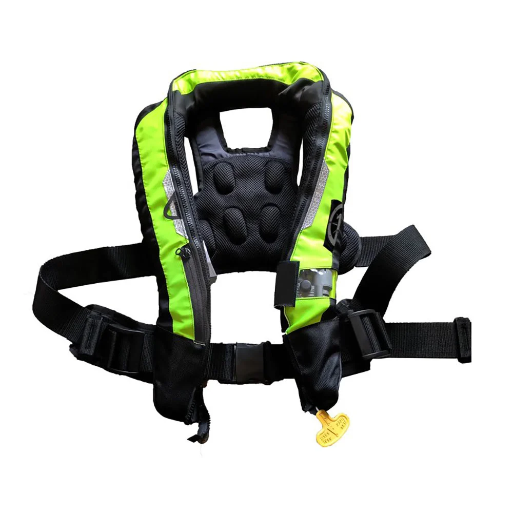 First Watch Auto/Manual Convertible 38g Inflatable PFD - Hi-Vis Yellow – Marine Boat Replacement Part