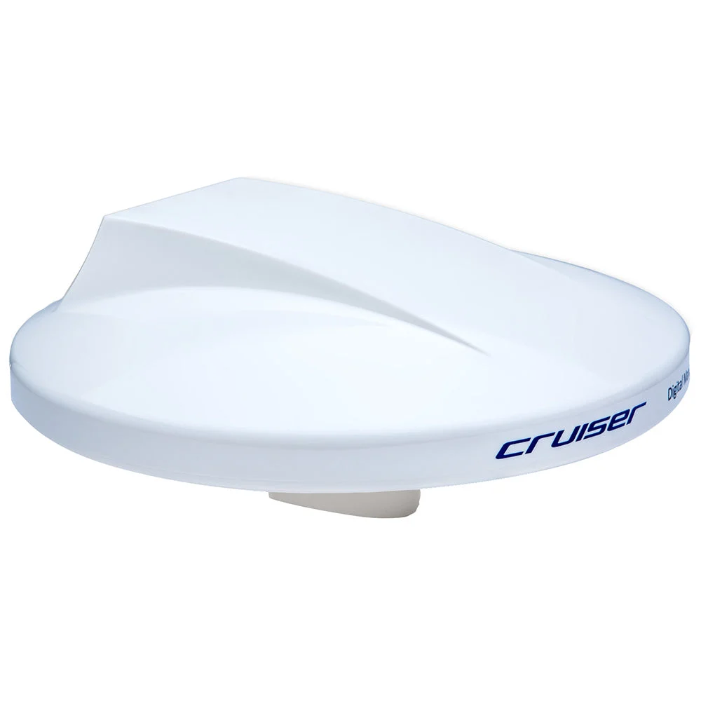 Scout Cruiser 10" White TV Antenna Omnidirectional w/20M, 75 ohms, Cable – Marine Electrical Replacement Part