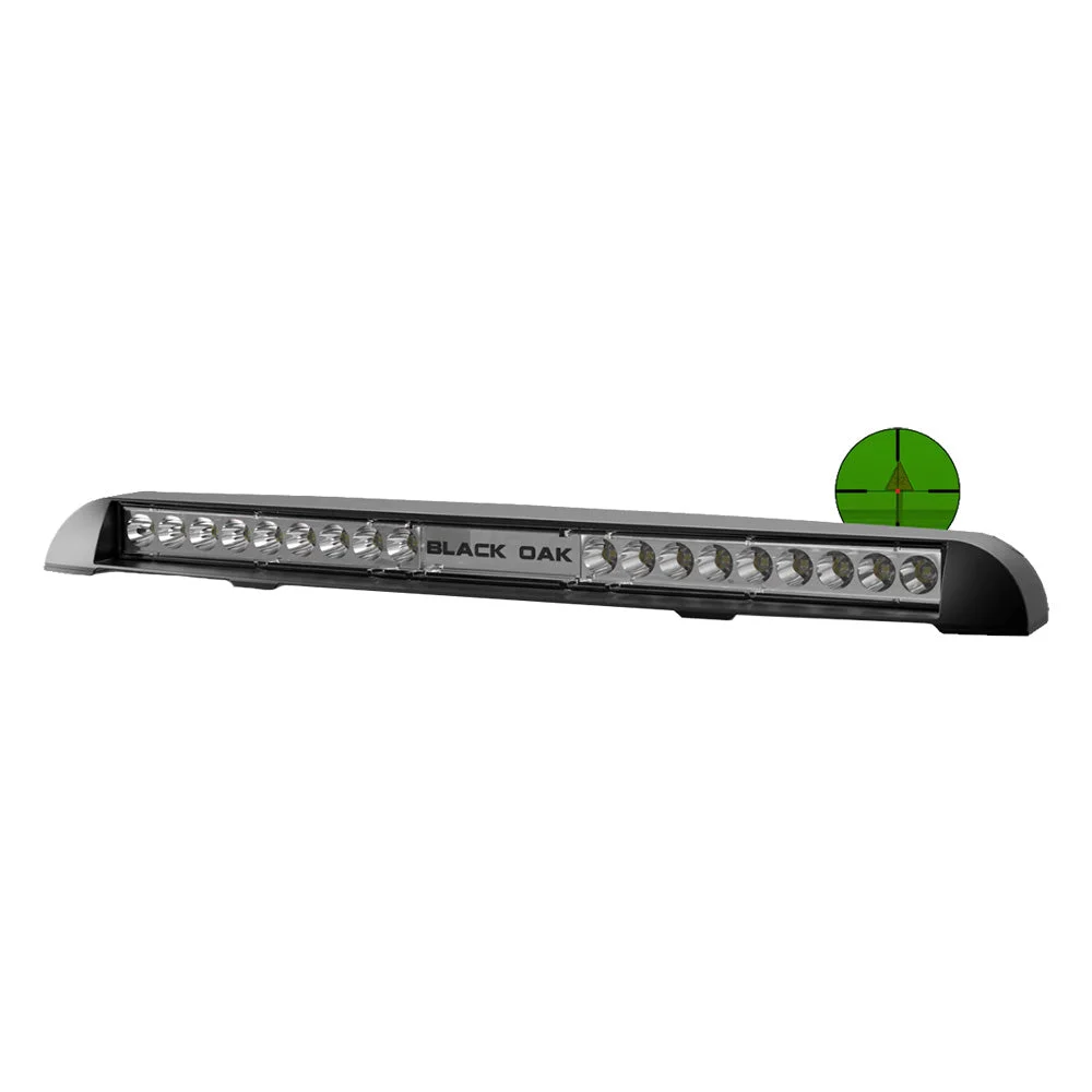 Black Oak LED Black Oak Low Pro™ IR Light Bar - Black Housing - 850nm - Spot – Marine Boat Replacement Part