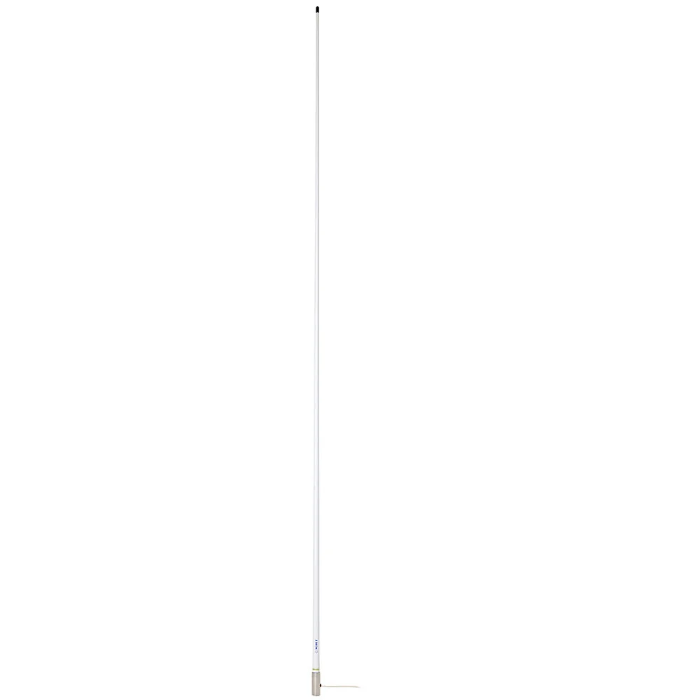 Scout 8' White VHF Antenna 6dB Heavy Stainless Steel Ferrule w/6M RG-8x Includes PL-259 Heavy Duty Of – Marine Boat Replacement Part