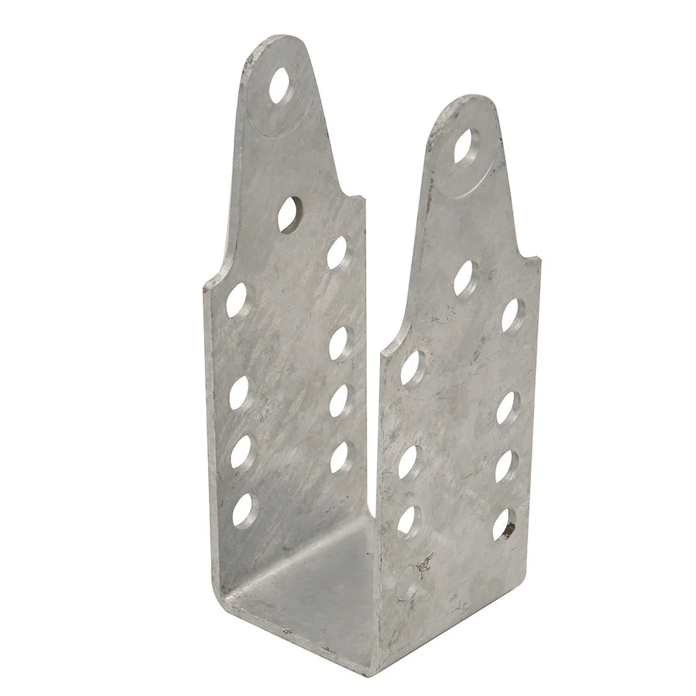 C.E. Smith Strap Bent Channel Upright Short Galvanized Bracket - 9" – Marine Boat Replacement Part