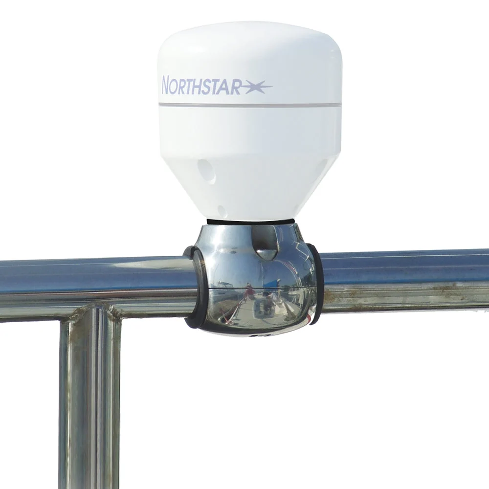 Edson Marine Edson GPS Antenna Rail Mount - Stainless Steel f/1"-1.25" Rails & 1"-14 Threads