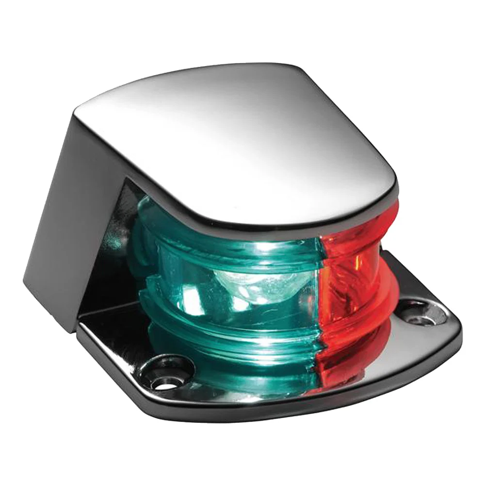 Attwood Marine Bi-Color Combination Sidelight - 12V - Chrome Plated Zamak