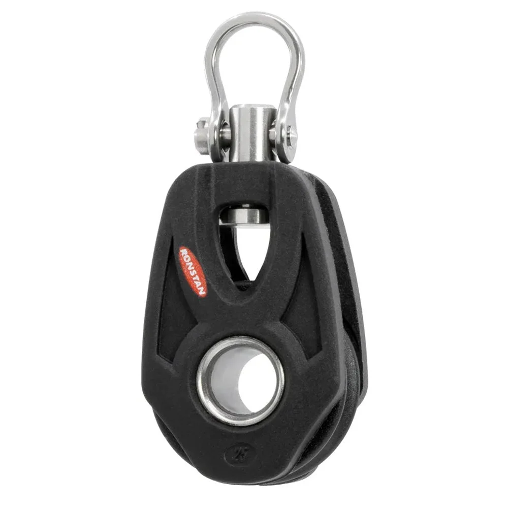 Ronstan Series 25 Ball Bearing Orbit Block™ - Becket & Swivel Shackle – Marine Boat Replacement Part