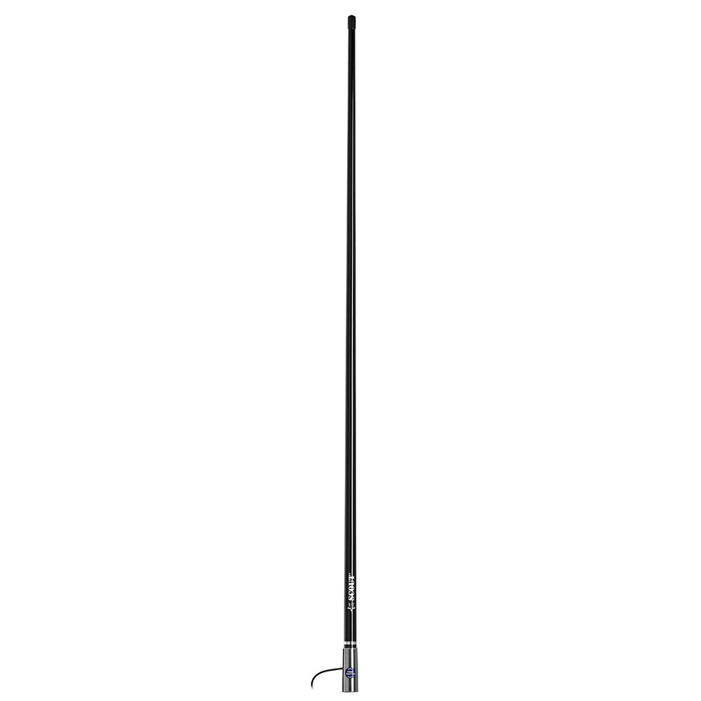 Scout Titan Series 4' Black VHF Antenna 3dB Stainless Steel Ferule w/5M RG-58 Includes PL-259 – Marine Electrical Replacement Part