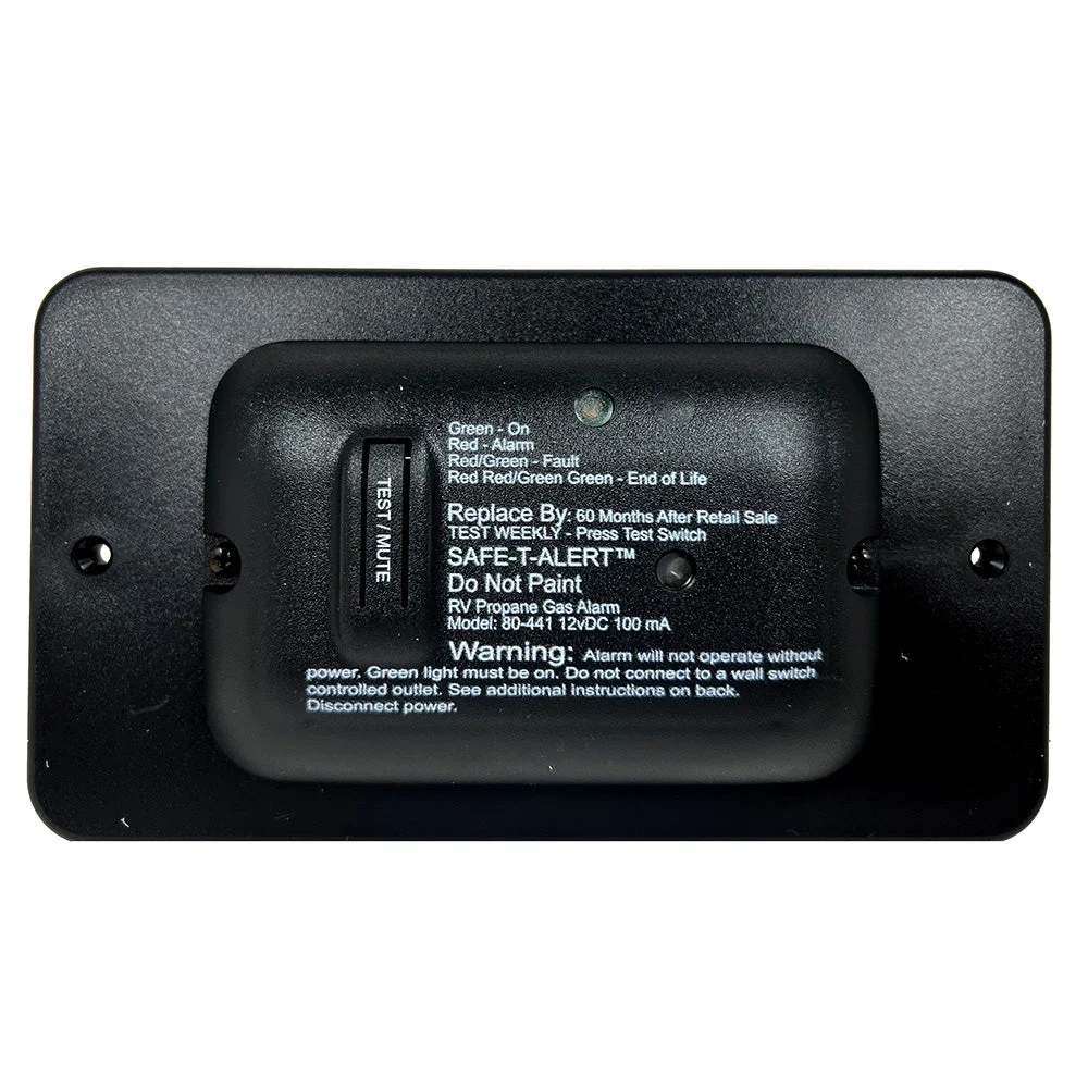 Safe-T-Alert 80 Series Black Propane Gas Alarm - 12V – Marine Boat Replacement Part