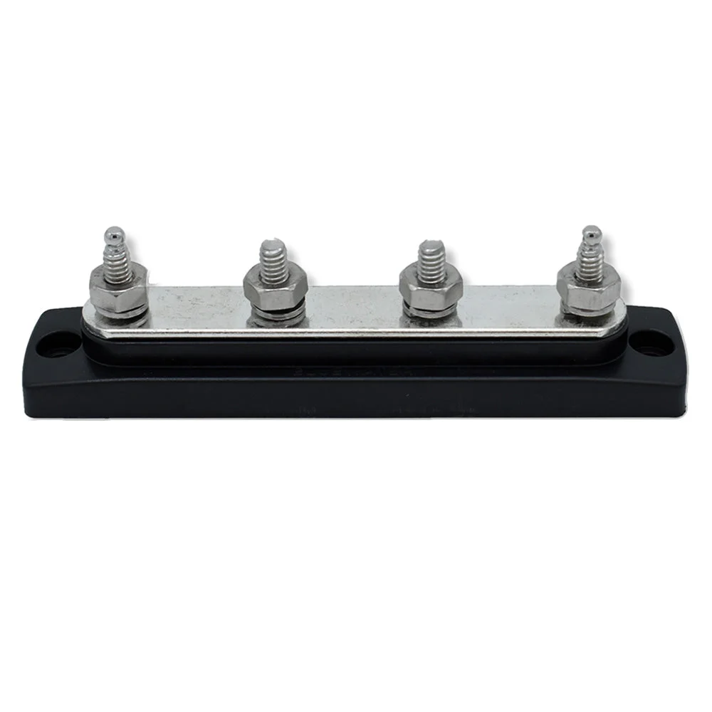 Bluewater Common Stud Busbar 4 Gang - Black – Marine Electrical Replacement Part