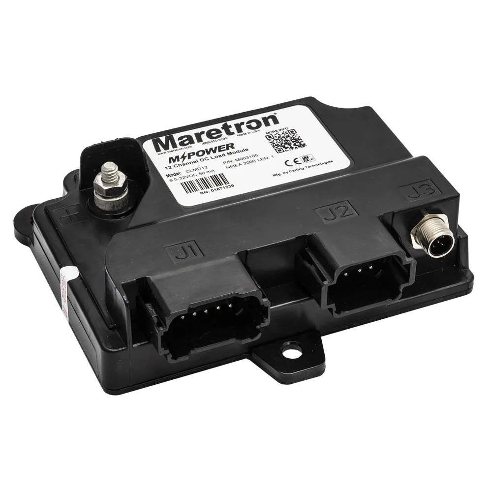 Maretron MPower 12 Channel DC Load Controller Module w/NMEA 2K - No Connectors – Marine Electrical Replacement Part