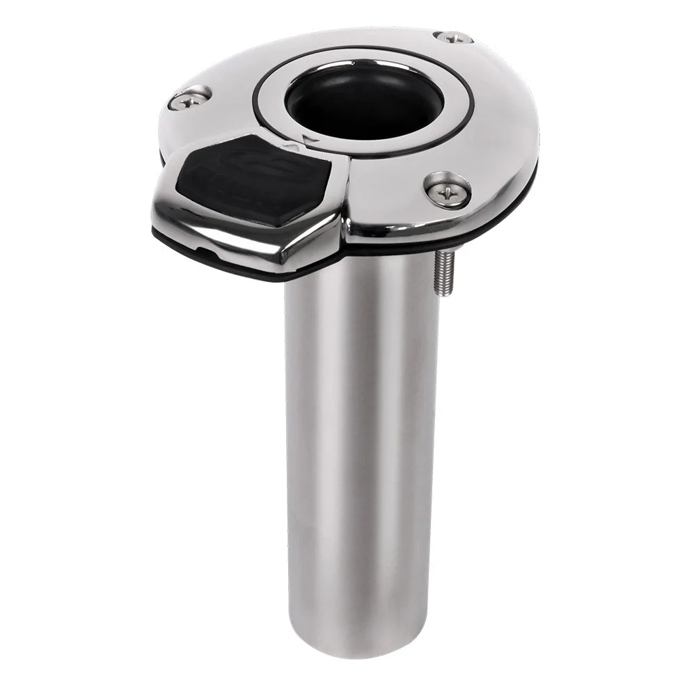 Exploding Fish EVO-360 Flush Mount Rotating Rod Holder w/8.5" Tube at 0 Degrees – Marine Boat Replacement Part