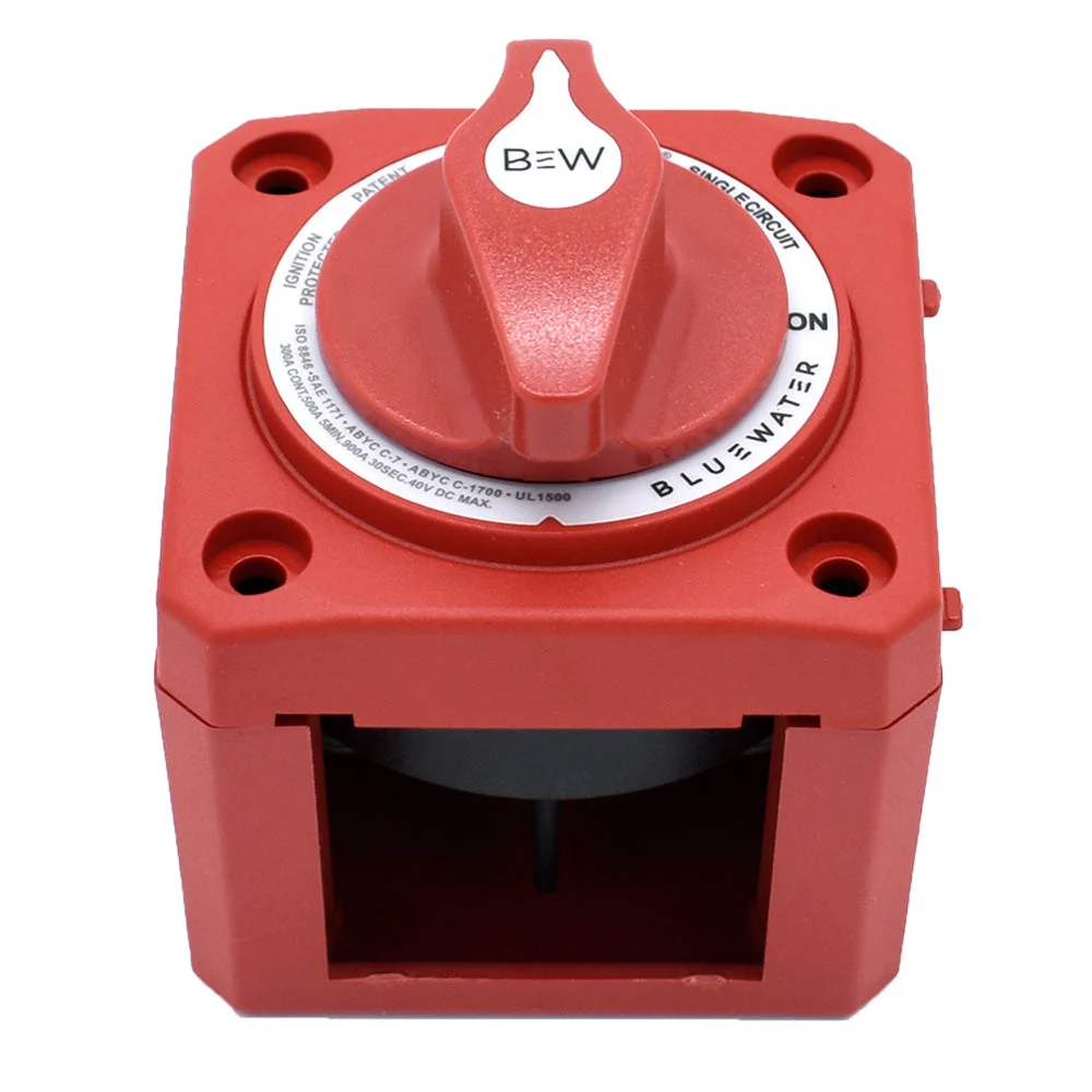 Bluewater On/Off Switch Battery Switch - Surface Mount - Red – Marine Boat Replacement Part