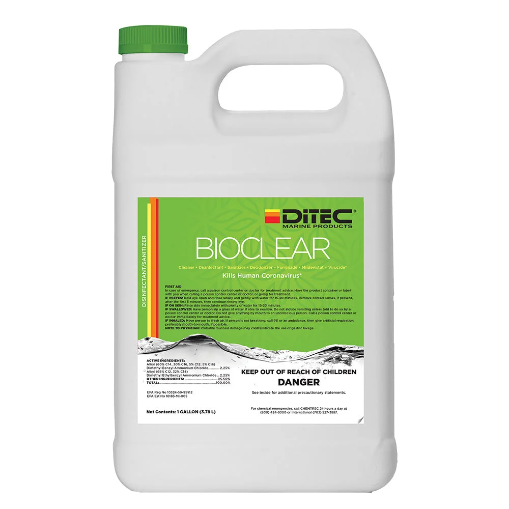 DiTEC Marine Products DiTEC Bioclear Disinfectant - Gallon