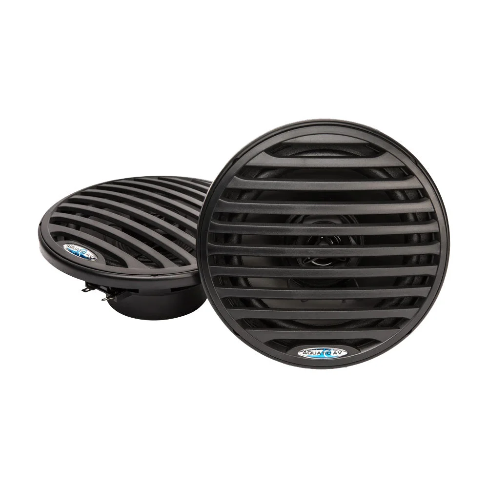 Aquatic AV 6.5" Economy Speakers - Black - Pair – Marine Boat Replacement Part
