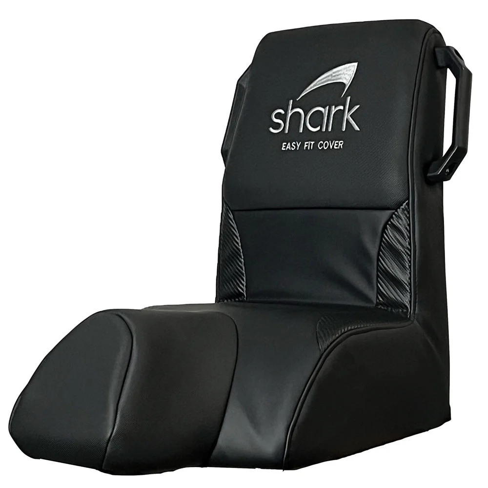 Shark Seating Shark EASY-FIT Cover - Black w/Fasteners – Marine Boat Replacement Part
