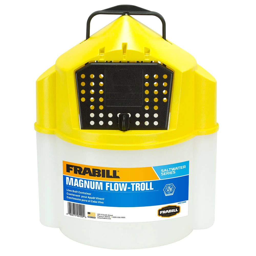 Frabill Magnum Flow Troll® Shrimp Bucket - 10 Quart – Marine Boat Replacement Part
