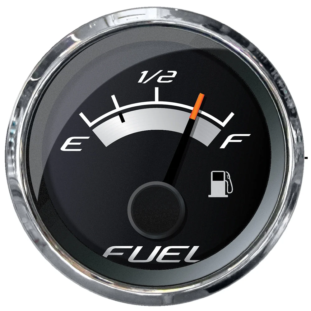 Faria Beede Instruments Platinum 2" Fuel Level Gauge (E-1/2-F) – Marine Boat Replacement Part