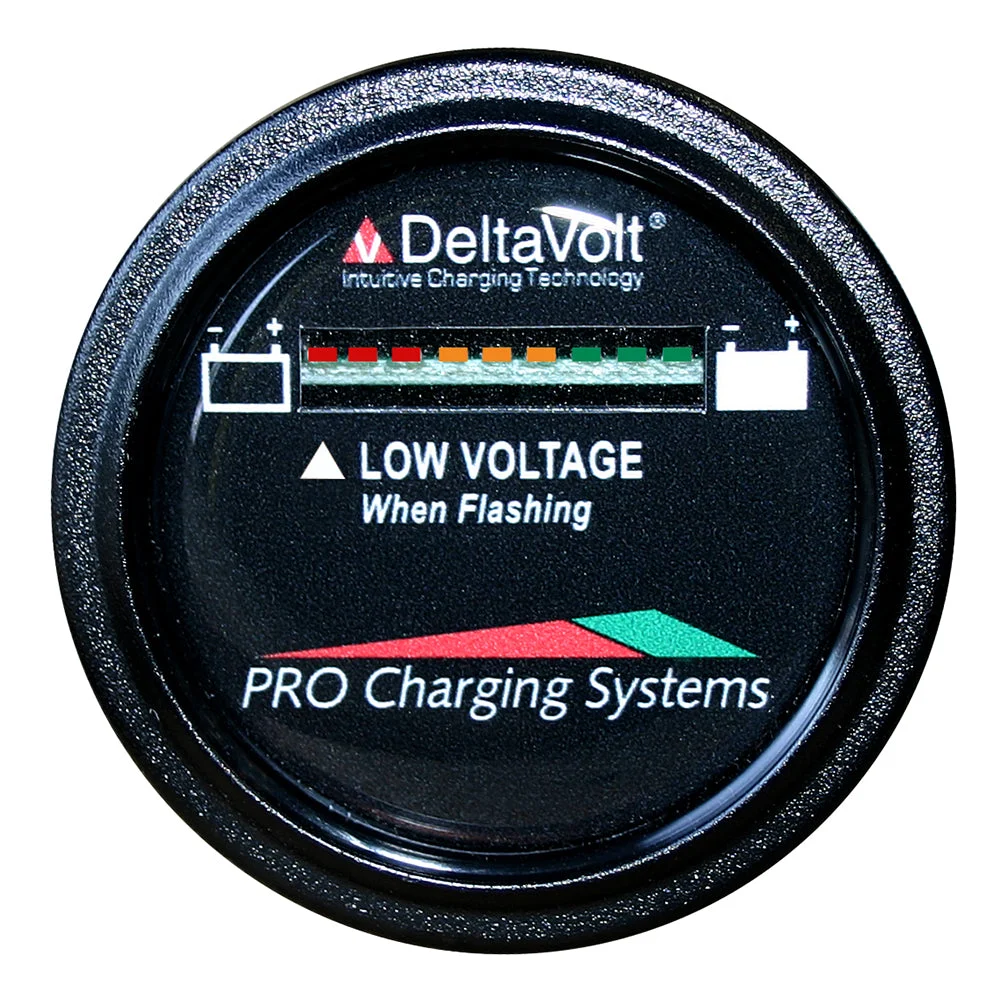 Dual Pro Battery Fuel Gauge - DeltaView® Link Compatible - 36V System (3-12V Batteries, 6-6V Batteries) – Marine Boat Replacement Part