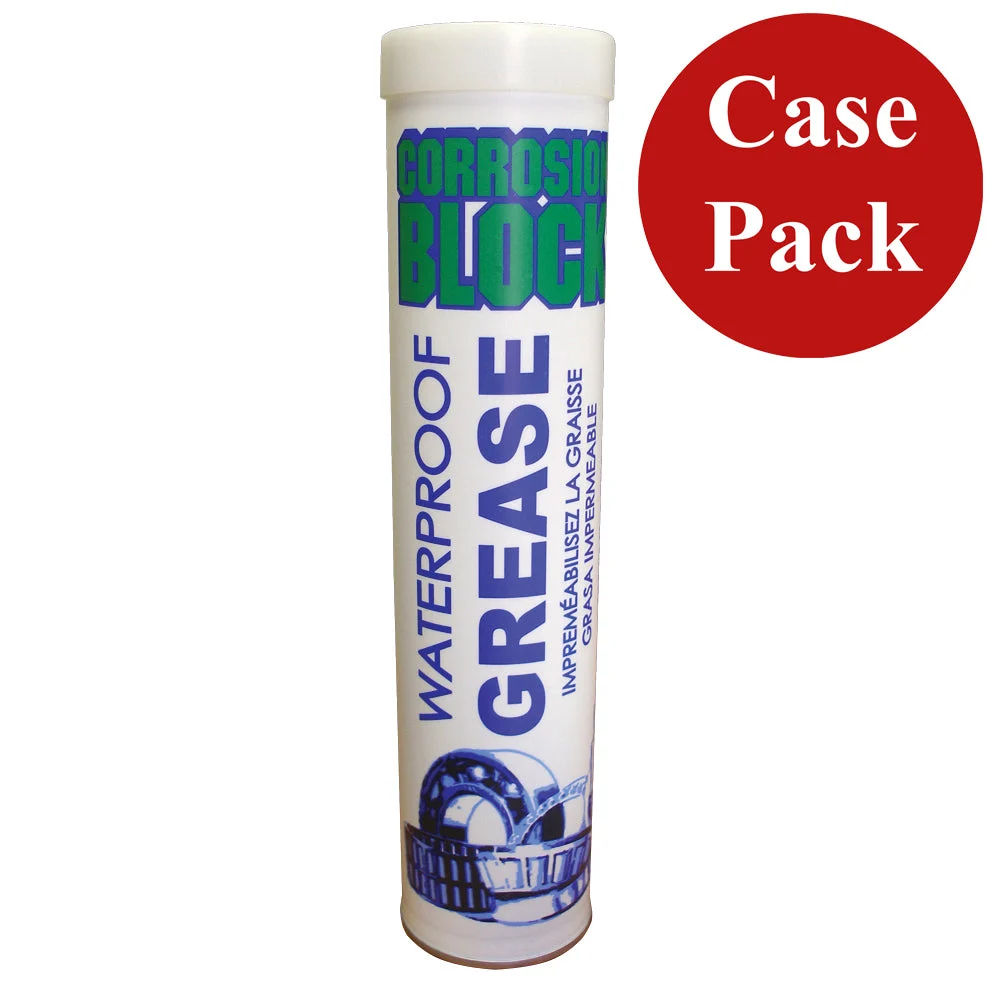 Corrosion Block High Performance Waterproof Grease - 14oz Cartridge - Non-Hazmat, Non-Flammable & Non-Toxic *Ca – Marine Boat Replacement Part