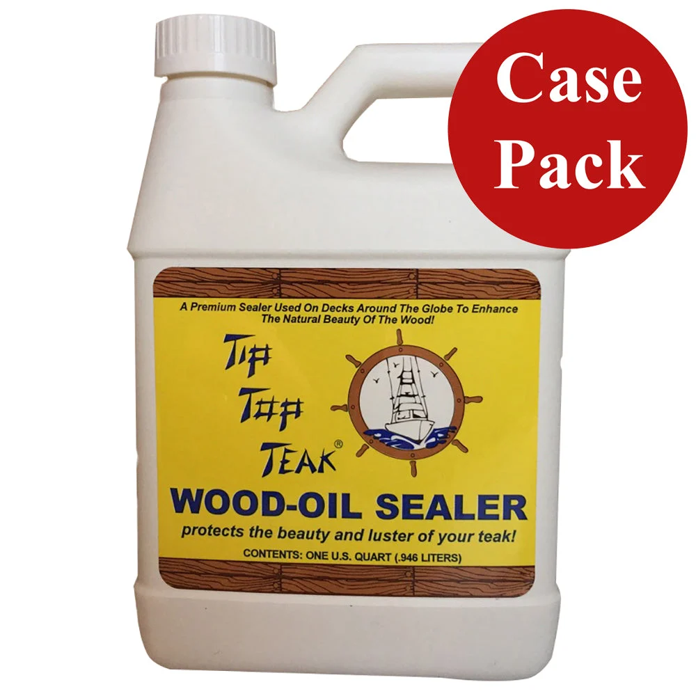 Tip Top Teak Tip Top Teak Wood Oil Sealer - Quart - *Case of 12* – Marine Boat Replacement Part