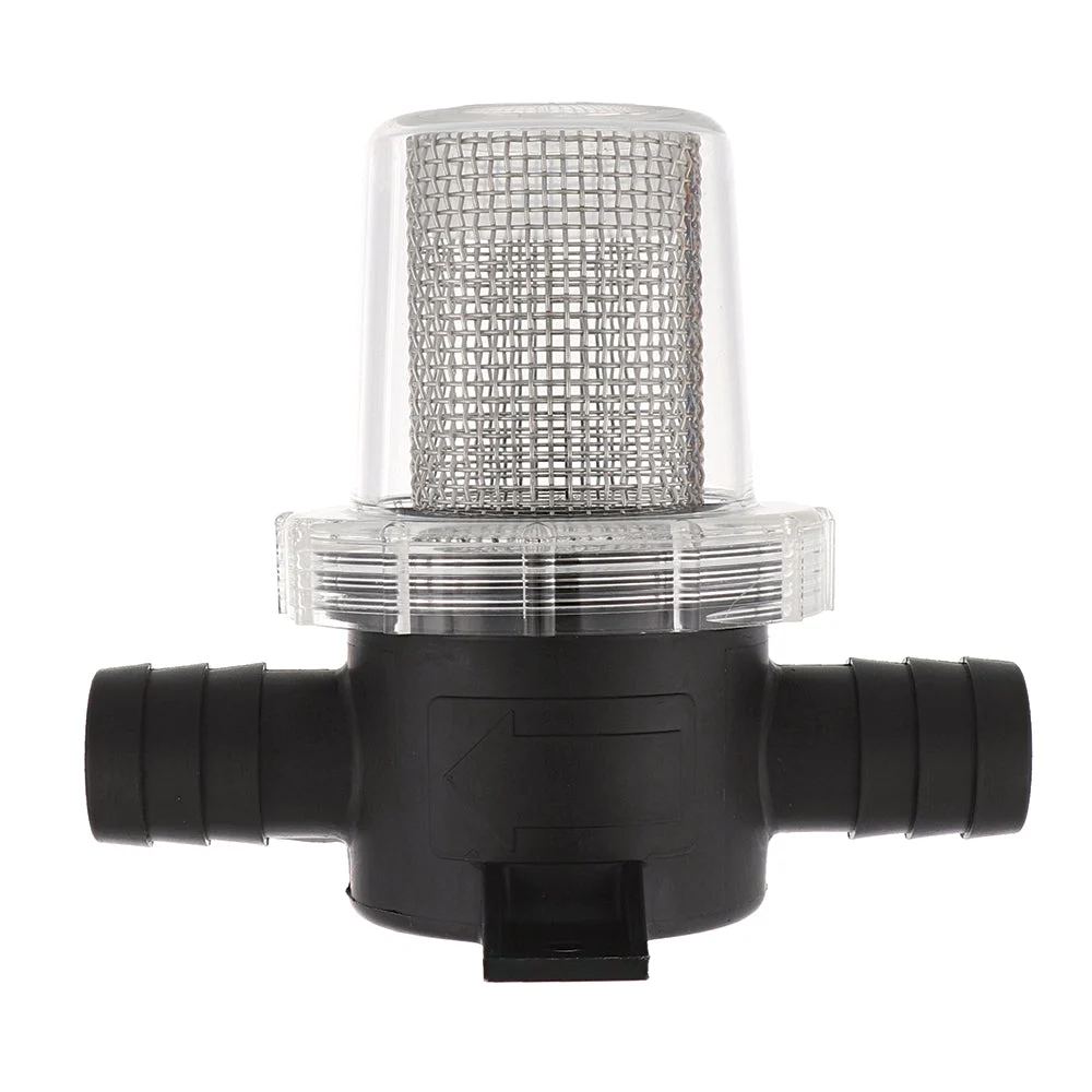 Jabsco Pumpgard In-Line Strainer 3/4 Hose - 40 Mesh – Boat Pump & Plumbing Part