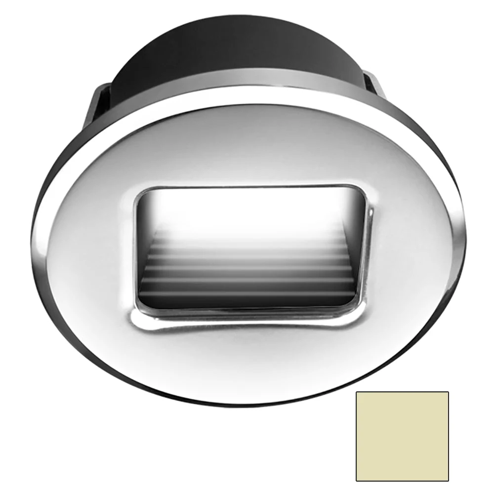 I2Systems Inc i2Systems Ember E1150Z Snap-In - Polished Chrome - Round - Warm White Light – Marine Boat Replacement Part