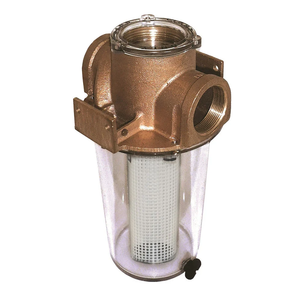 Groco ARG-755 Series 3/4" Raw Water Strainer w/Non-Metallic Plastic Basket – Marine Engine Cooling Replacement Part
