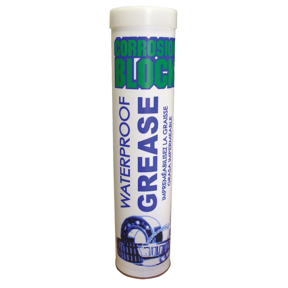 Corrosion Block High Performance Waterproof Grease - 14oz Cartridge - Non-Hazmat, Non-Flammable & Non-Toxic – Marine Boat Replacement Part