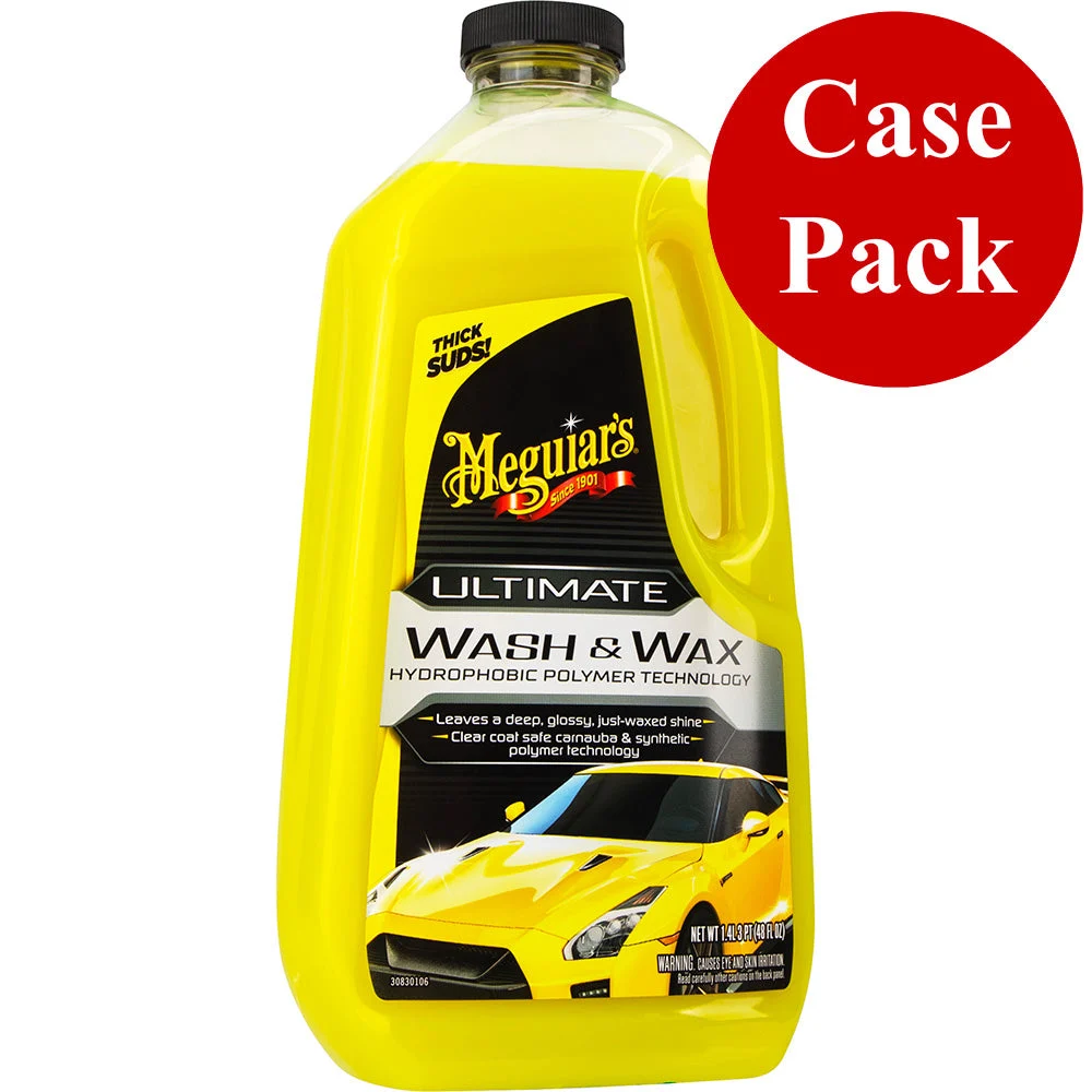 Meguiar's Ultimate Wash & Wax - 1.4 Liters *Case of 6* – Marine Boat Replacement Part