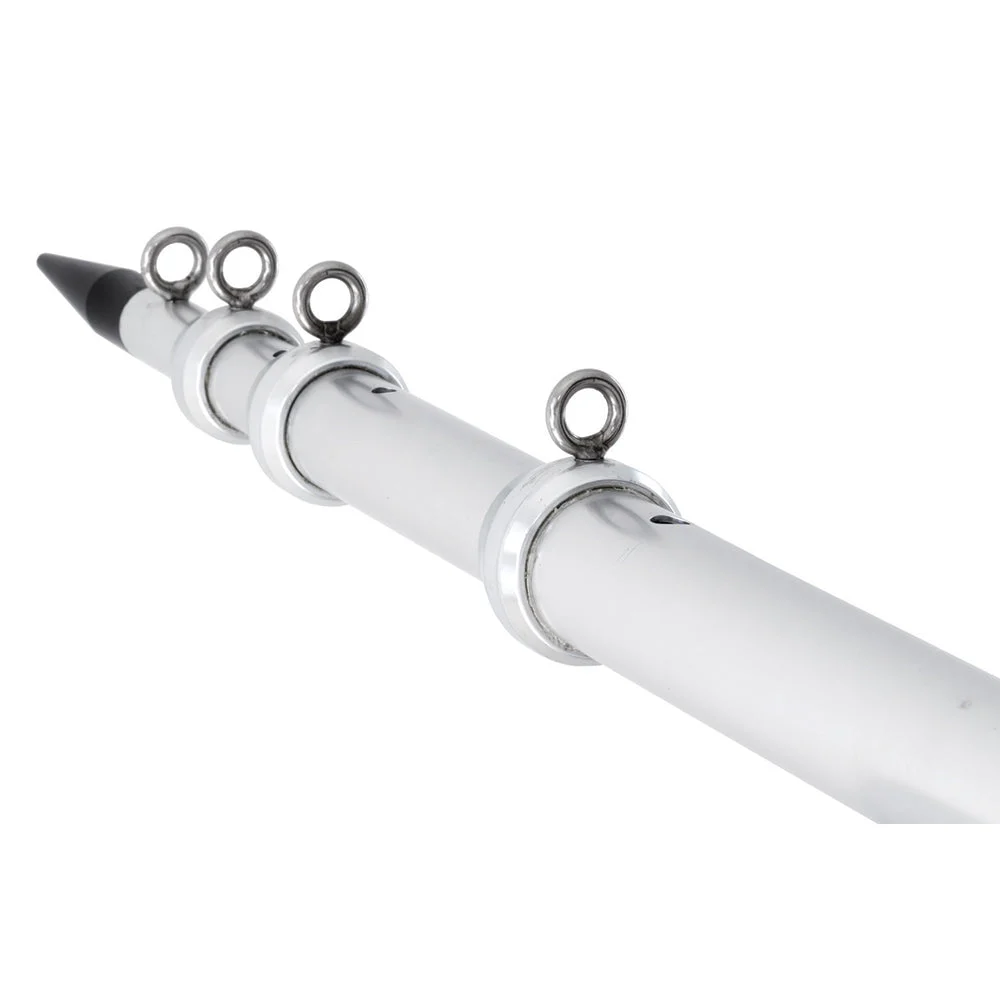 Tigress XD Telescoping Aluminum Outrigger Poles - 15' - 1-1/8" OD Silver – Marine Boat Replacement Part