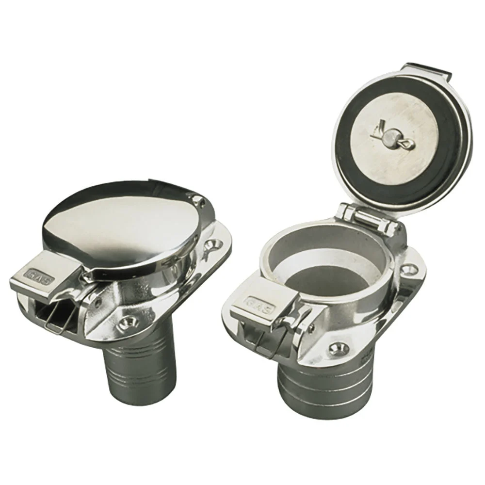 Sea-Dog Stainless Steel Flip Top Deck Fill - Gas - 2" Hose – Marine Electrical Replacement Part