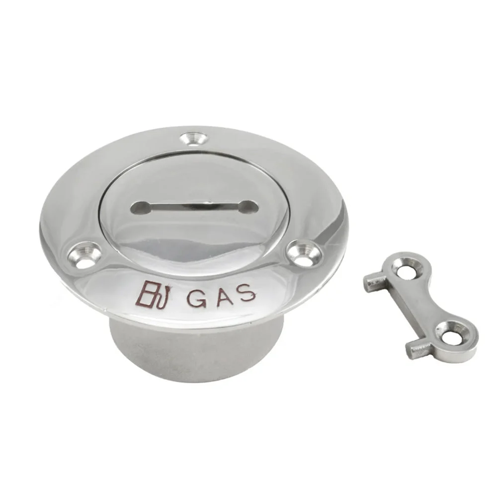 Whitecap Pipe Deck Fill w/Key - 2" Pipe (Gas) – Marine Boat Replacement Part