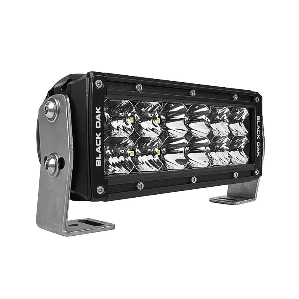 Black Oak LED Black Oak Pro Series 3.0 Double Row 6" LED Light Bar - Combo Optics - Black Housing – Marine Electrical Replacement Part
