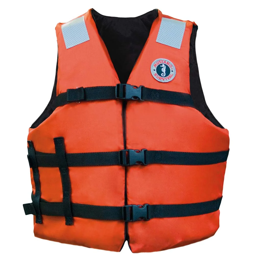 Mustang Survival Mustang Flotation Vest - Orange - Adult Universal – Marine Boat Replacement Part